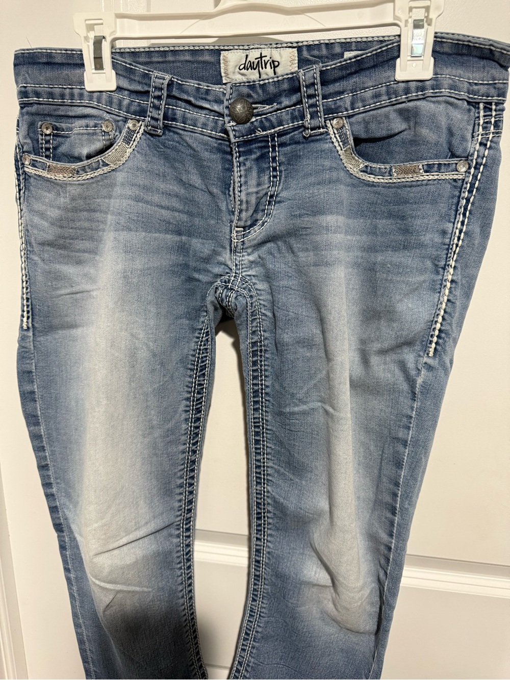 Daytrip Light Blue Cropped Skinny Jeans